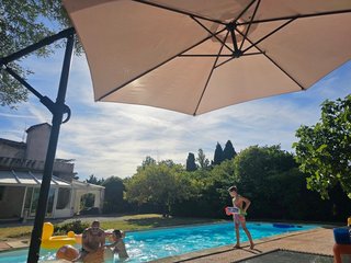 Outdoor swimming pool at a countryside home in Occitanie, France Outdoor swimming pool at a countryside home in Occitanie, France
