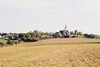 Het platteland van de Gers, met glooiende heuvels in Frankrijk en schitterende landschappen Het platteland van de Gers, met glooiende heuvels in Frankrijk en schitterende landschappen