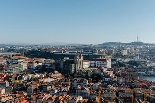 Montpellier city centre in southern France with historic architecture and vibrant urban streets